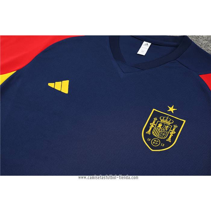 Chandal del Espana 2023 2024 Manga Corta Azul - Pantalon Corto