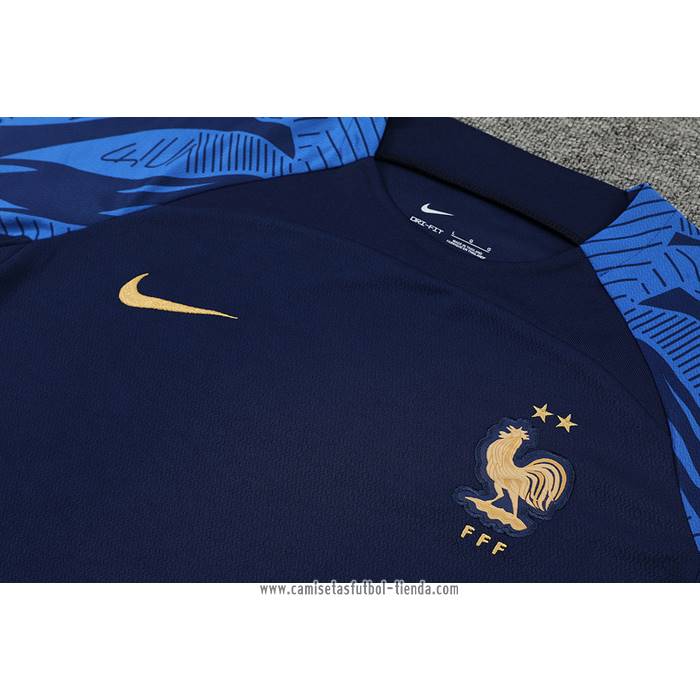 Chandal del Francia 2022-2023 Manga Corta Azul - Pantalon Corto