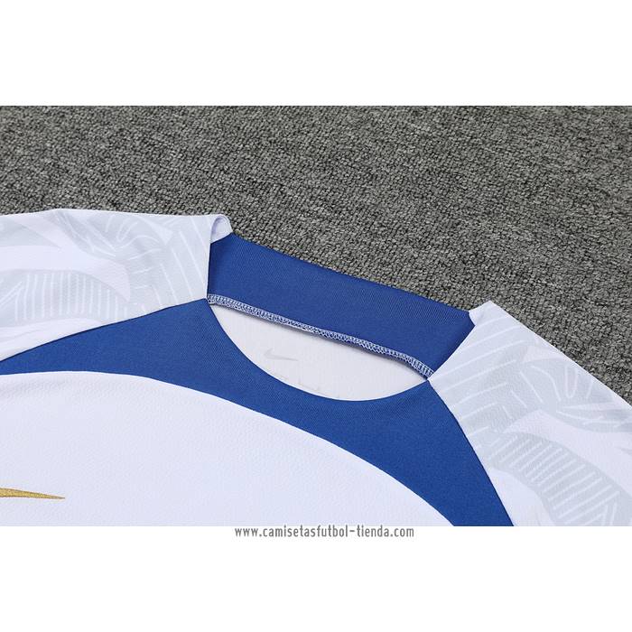 Chandal del Francia 2022 2023 Manga Corta Blanco - Pantalon Corto
