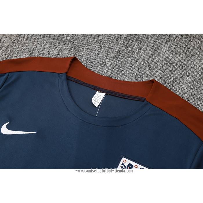 Chandal del Inglaterra 2024 2025 Manga Corta Azul - Pantalon Corto