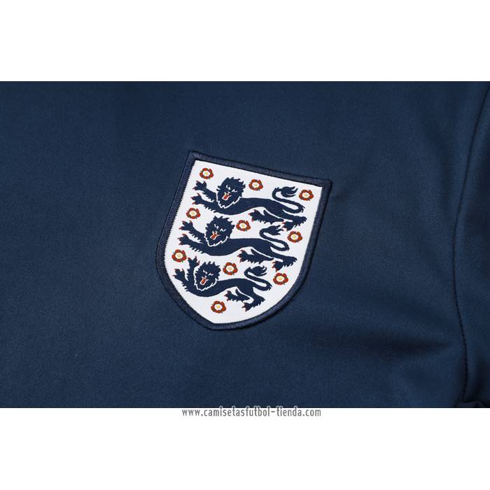 Chandal del Inglaterra 2024 2025 Manga Corta Azul - Pantalon Corto