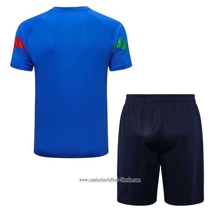 Chandal del Italia 2022 2023 Manga Corta Azul - Pantalon Corto