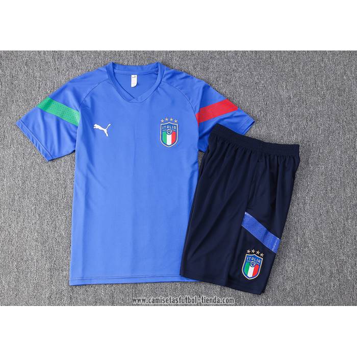 Chandal del Italia 2022 2023 Manga Corta Azul - Pantalon Corto