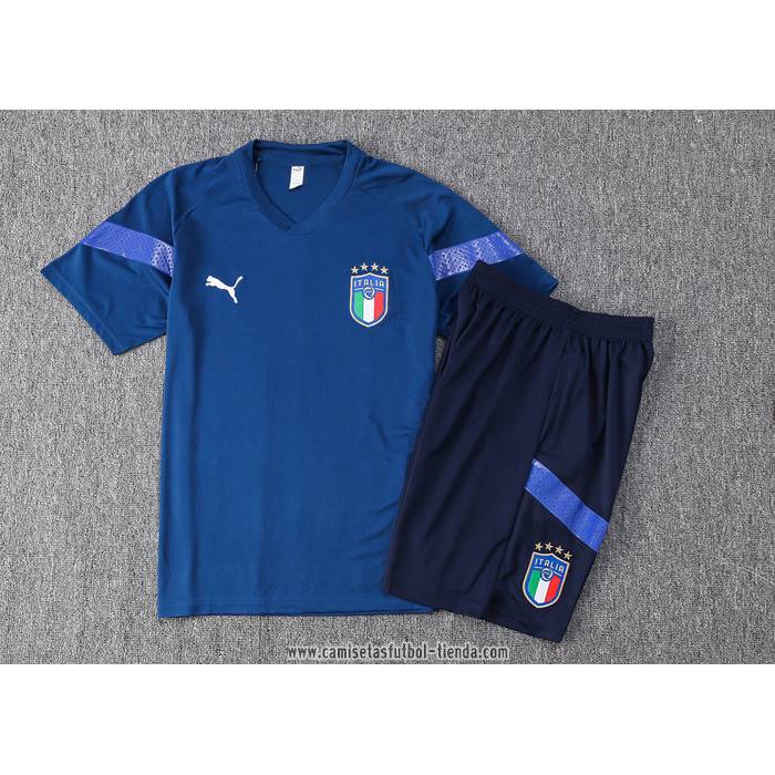 Chandal del Italia 2022 2023 Manga Corta Azul - Pantalon Corto