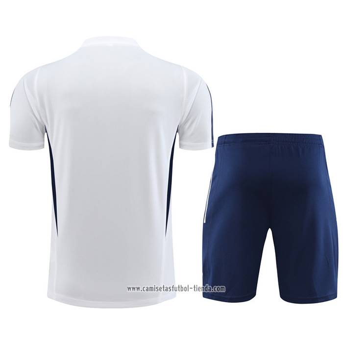 Chandal del Italia 2023 2024 Manga Corta Blanco - Pantalon Corto