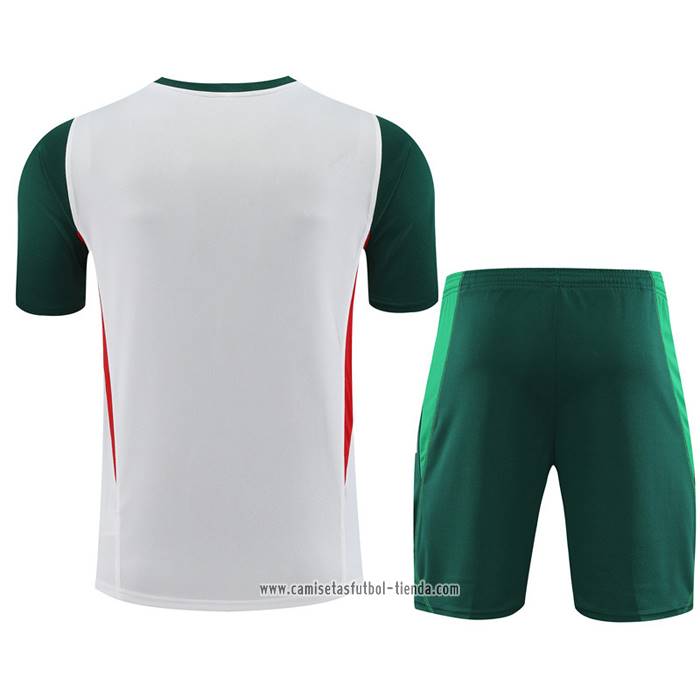 Chandal del Mexico 2023 2024 Manga Corta Blanco - Pantalon Corto