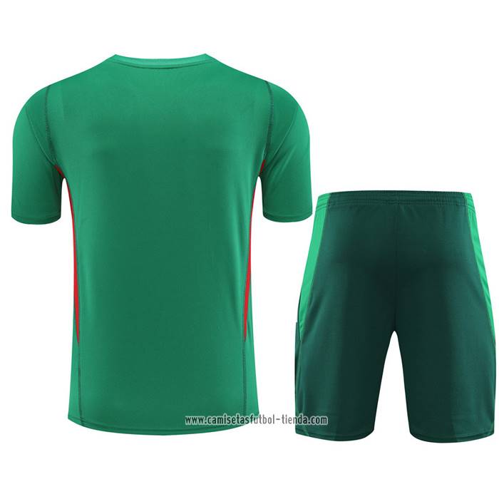 Chandal del Mexico 2023 2024 Manga Corta Verde - Pantalon Corto