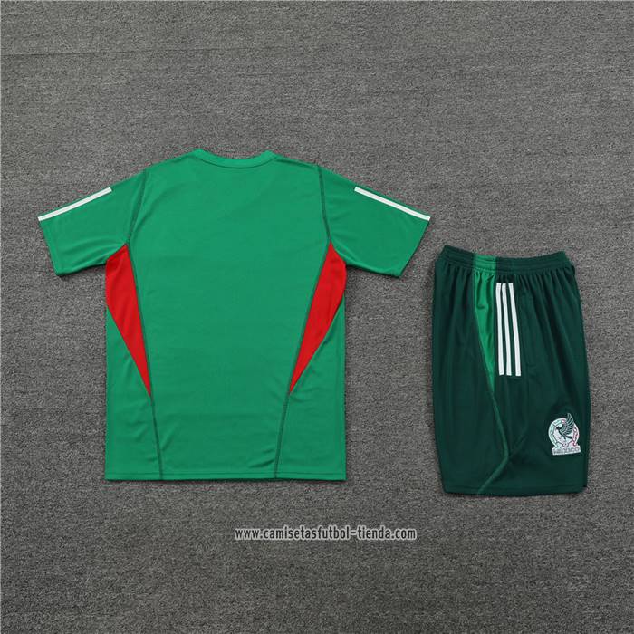 Chandal del Mexico 2023 2024 Manga Corta Verde - Pantalon Corto