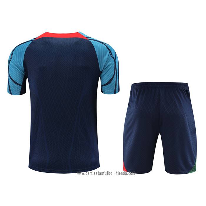 Chandal del Portugal 2022 2023 Manga Corta Azul - Pantalon Corto