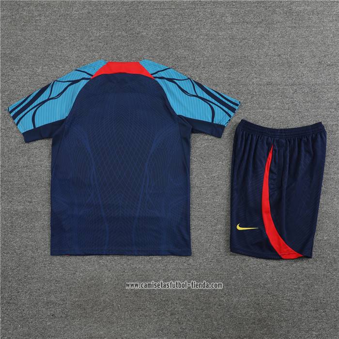 Chandal del Portugal 2022 2023 Manga Corta Azul - Pantalon Corto