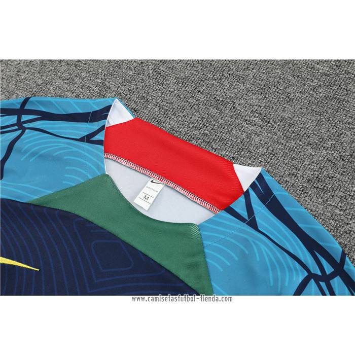 Chandal del Portugal 2022 2023 Manga Corta Azul - Pantalon Corto