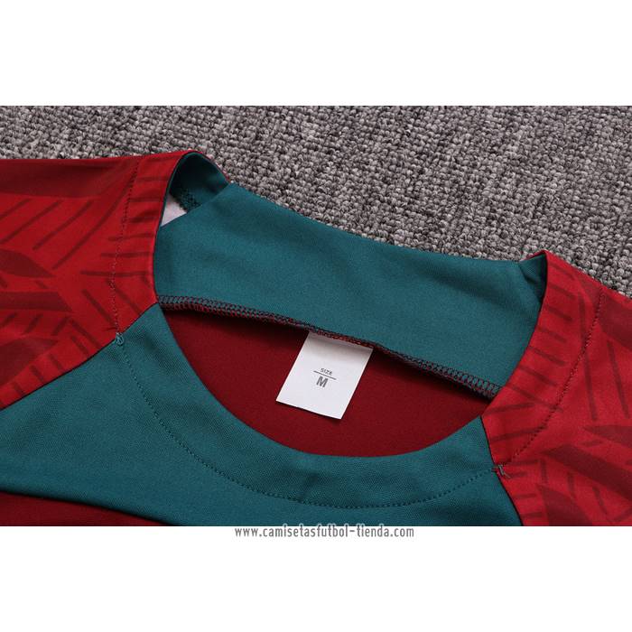 Chandal del Portugal 2022 2023 Manga Corta Rojo - Pantalon Corto