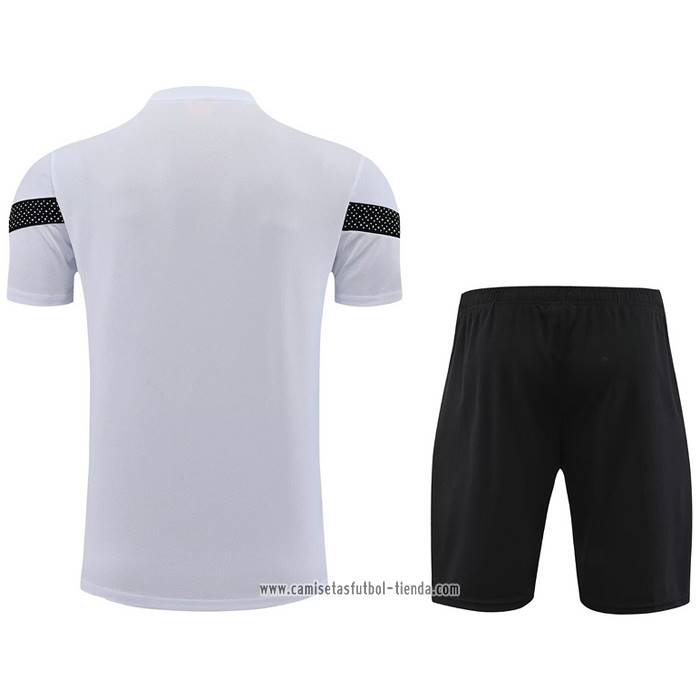 Chandal del Senegal 2023 2024 Manga Corta Blanco - Pantalon Corto