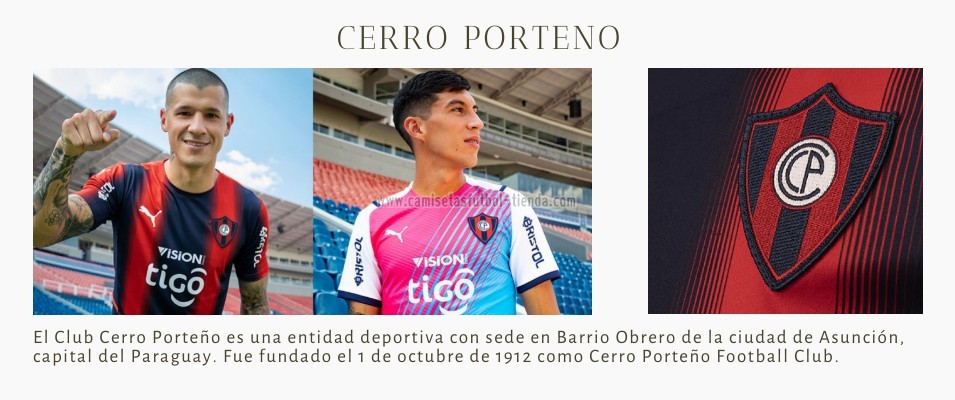 Camiseta Cerro Porteno 2022 2023