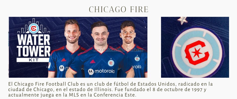 Camiseta Chicago Fire 2022 2023