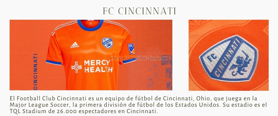 Camiseta FC Cincinnati 2022 2023