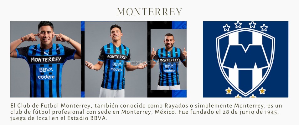 Camiseta Monterrey 2022 2023