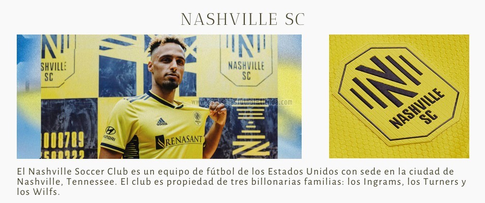 Camiseta Nashville SC 2022 2023