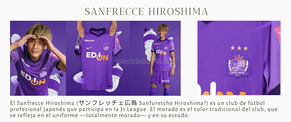Camiseta Sanfrecce Hiroshima 2022 2023