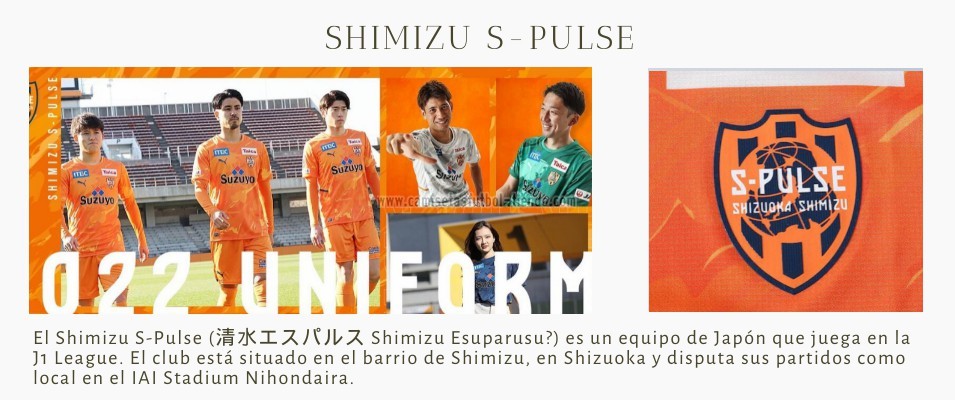 Camiseta Shimizu S-Pulse 2022 2023