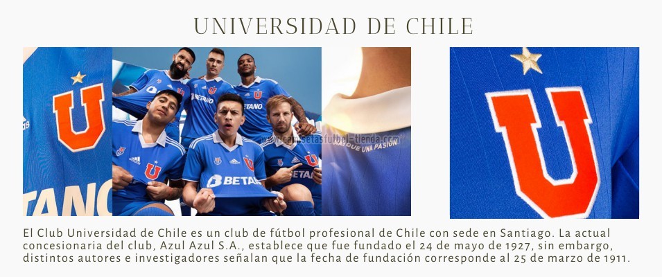 Camiseta Universidad de Chile 2022 2023