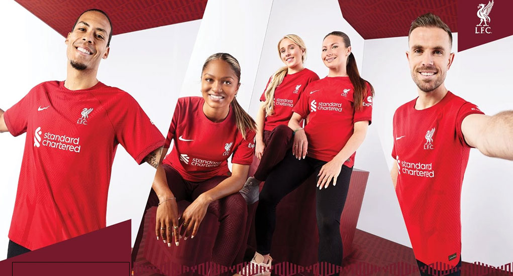 Nike presenta la camiseta Liverpool de local 22/23